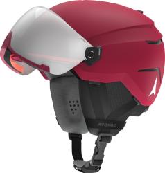 Prilba Atomic SAVOR VISOR STEREO dark red